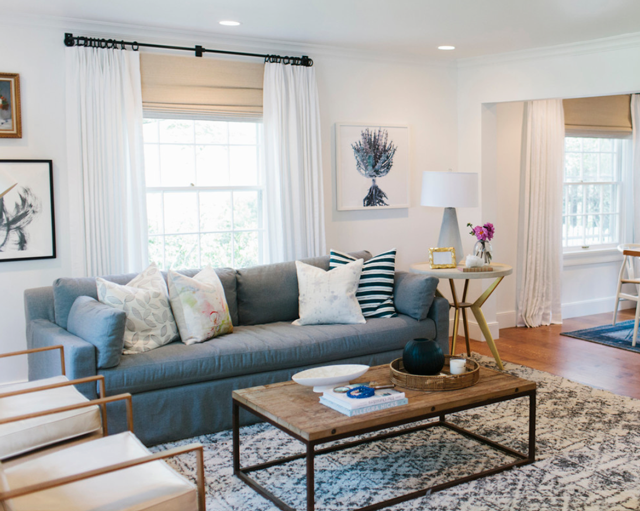 How To DIY Cheap, Classy Looking Window Treatments // yesandyes.org How To DIY Cheap, Classy Looking Window Treatments // yesandyes.org