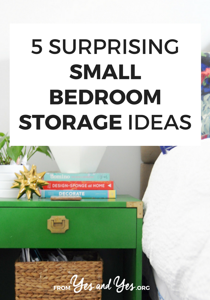 Looking for storage ideas for your small bedroom? Click through for 5 clever organizing tips you haven't seen before! Looking for storage ideas for your small bedroom? Click through for 5 clever organizing tips you haven't seen before!